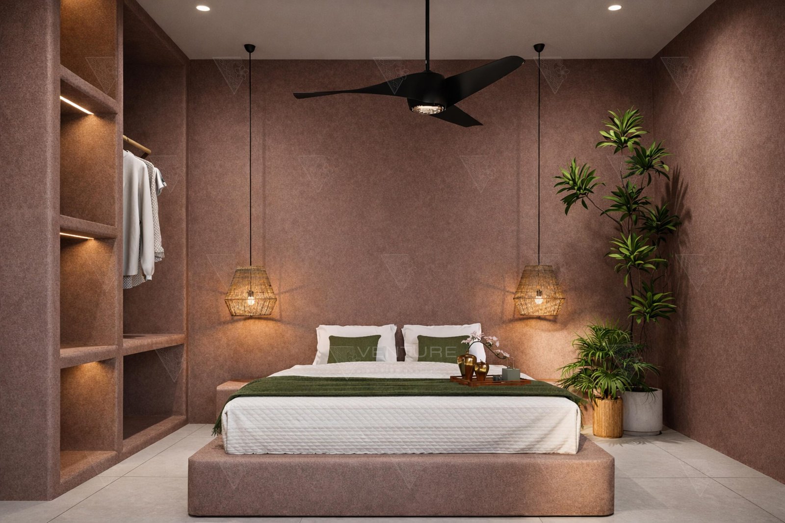 Bed _ Bedroom _ Villa Type 2