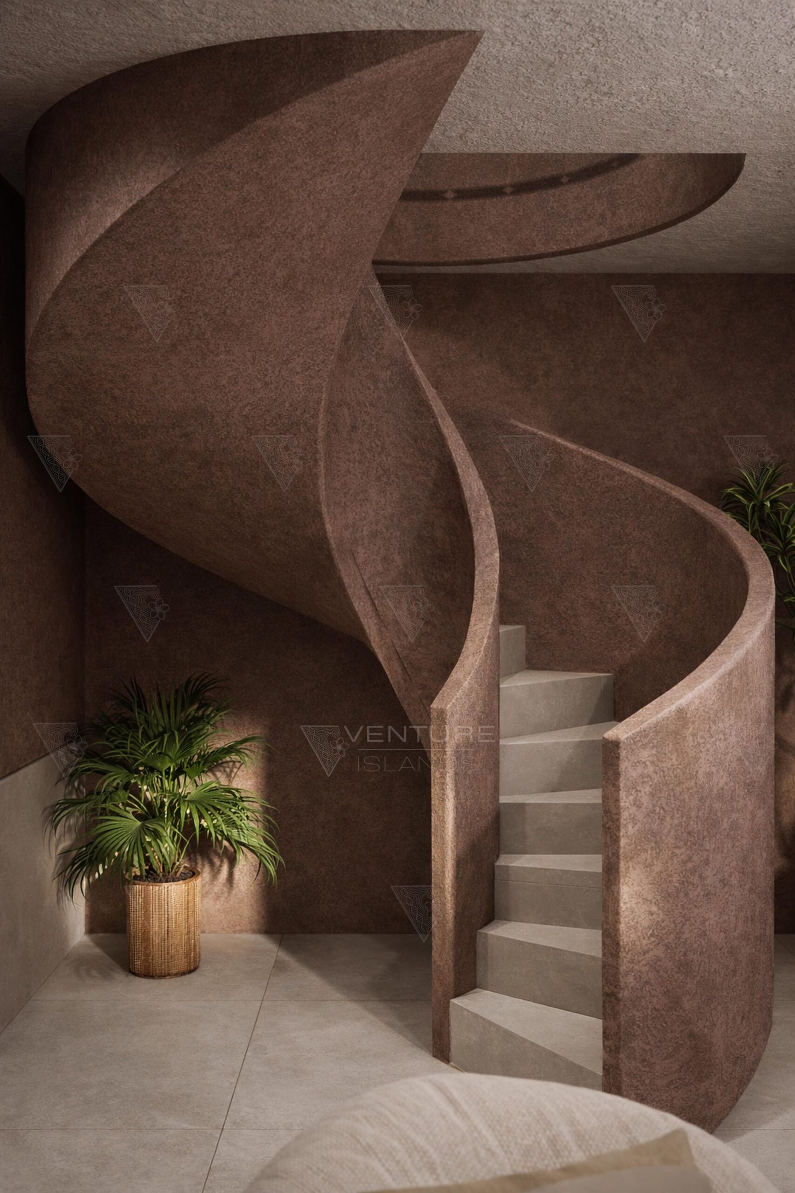Spiral Staircase _ Villa Type 2