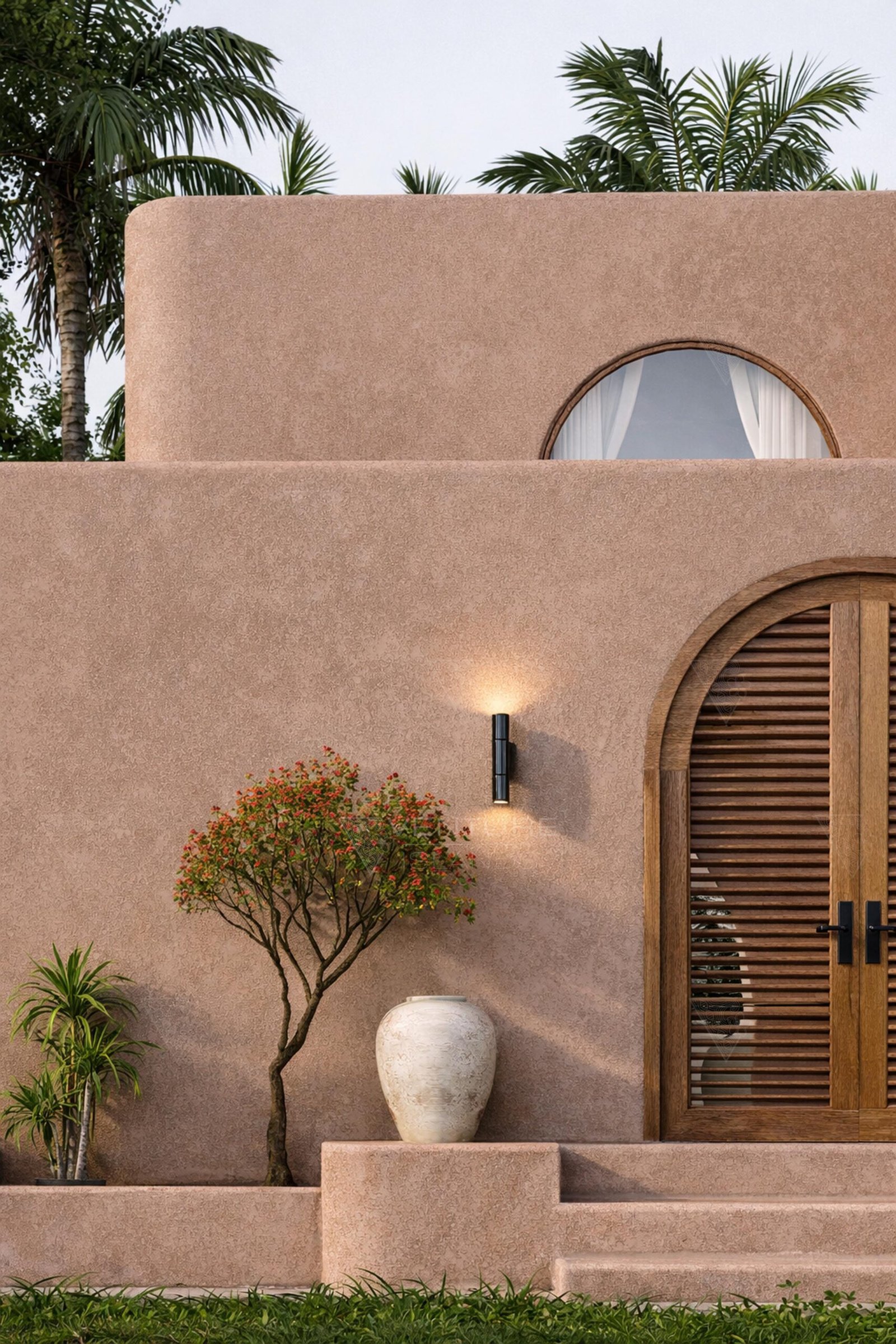 Villa from Outside _ Villa Type 2