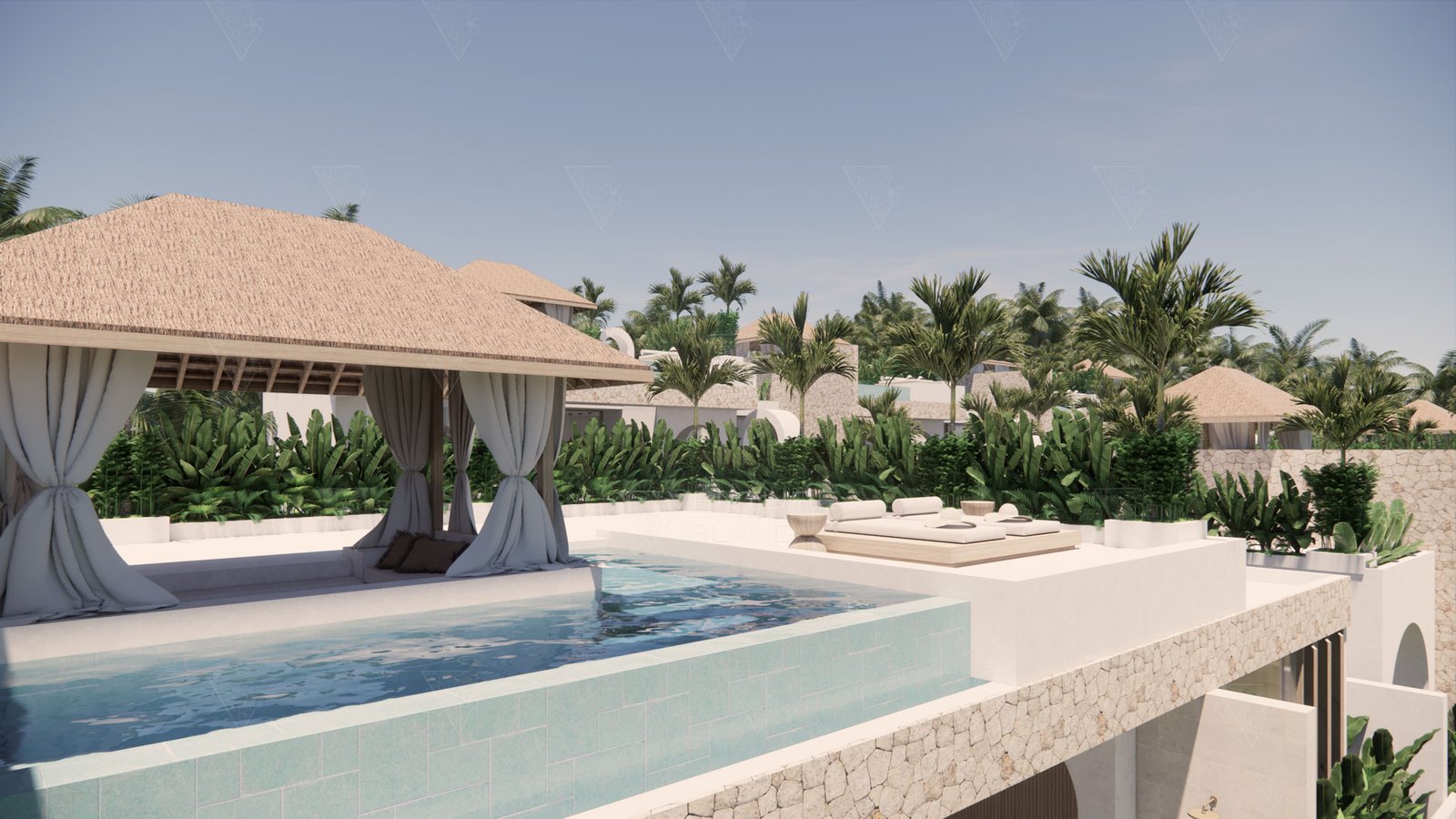 12. SUNKEN LIVING AREA AND ROOF TOP POOL