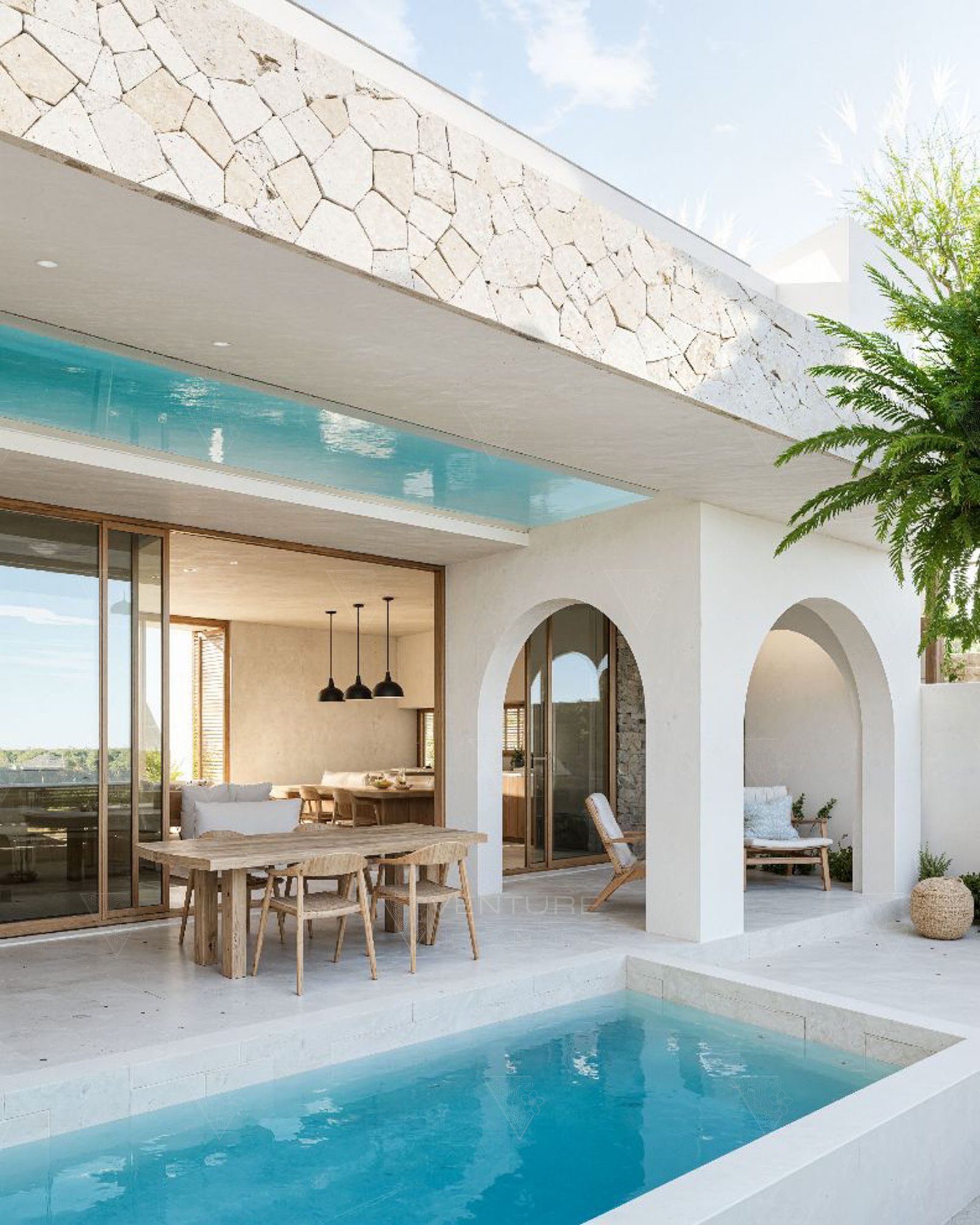 GLASS BOTTOM POOL